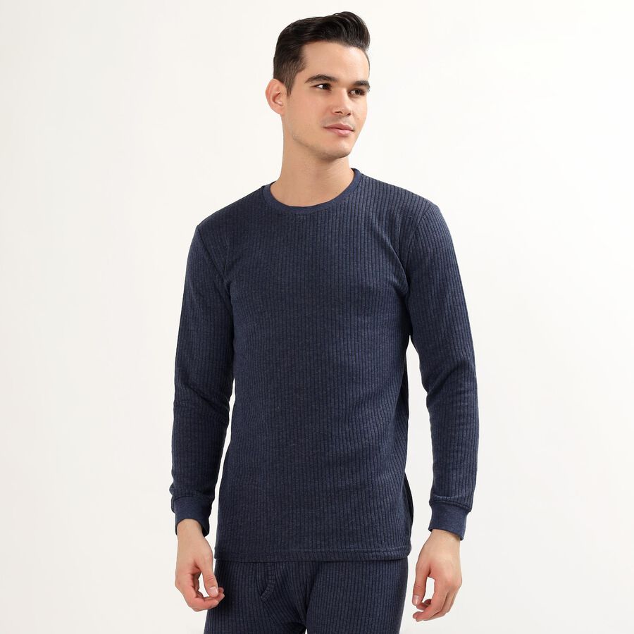 Men's Thermal Upper, मध्यम नीला, large image number null