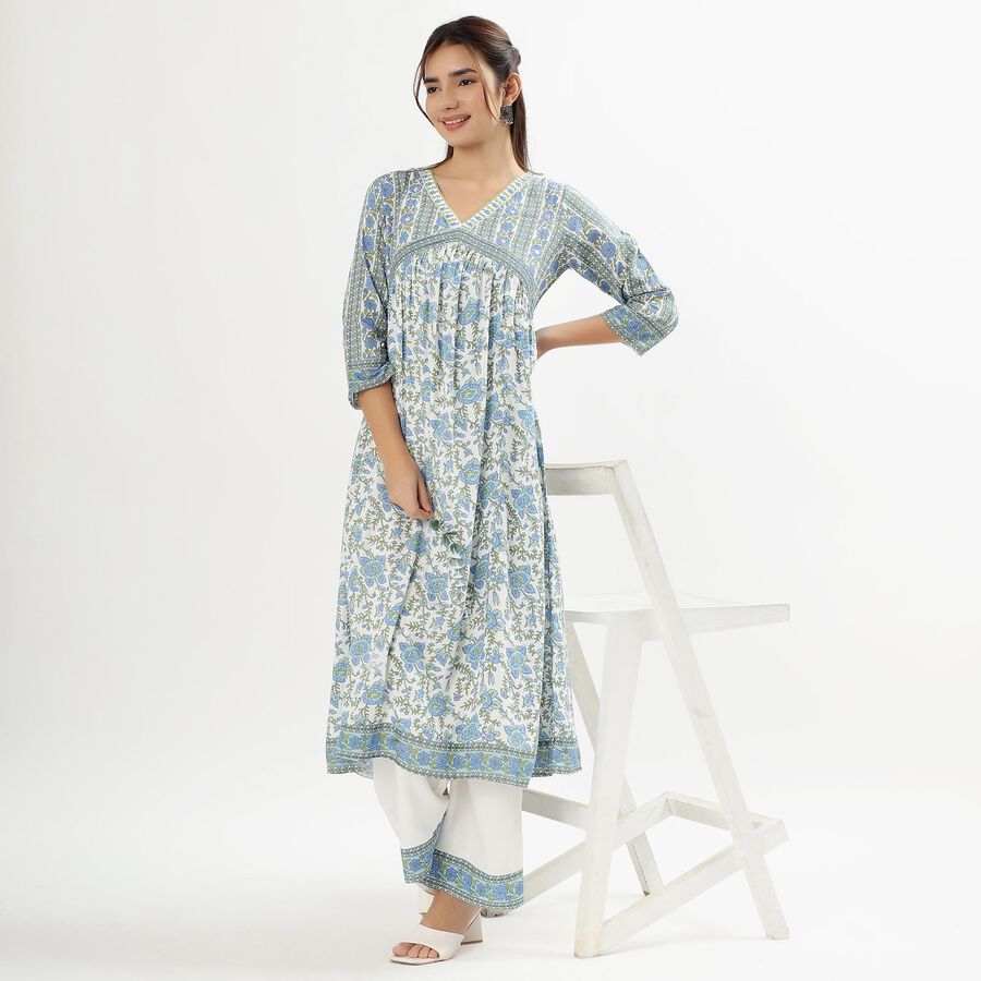 Ladies' Kurta, Light Blue, large image number null