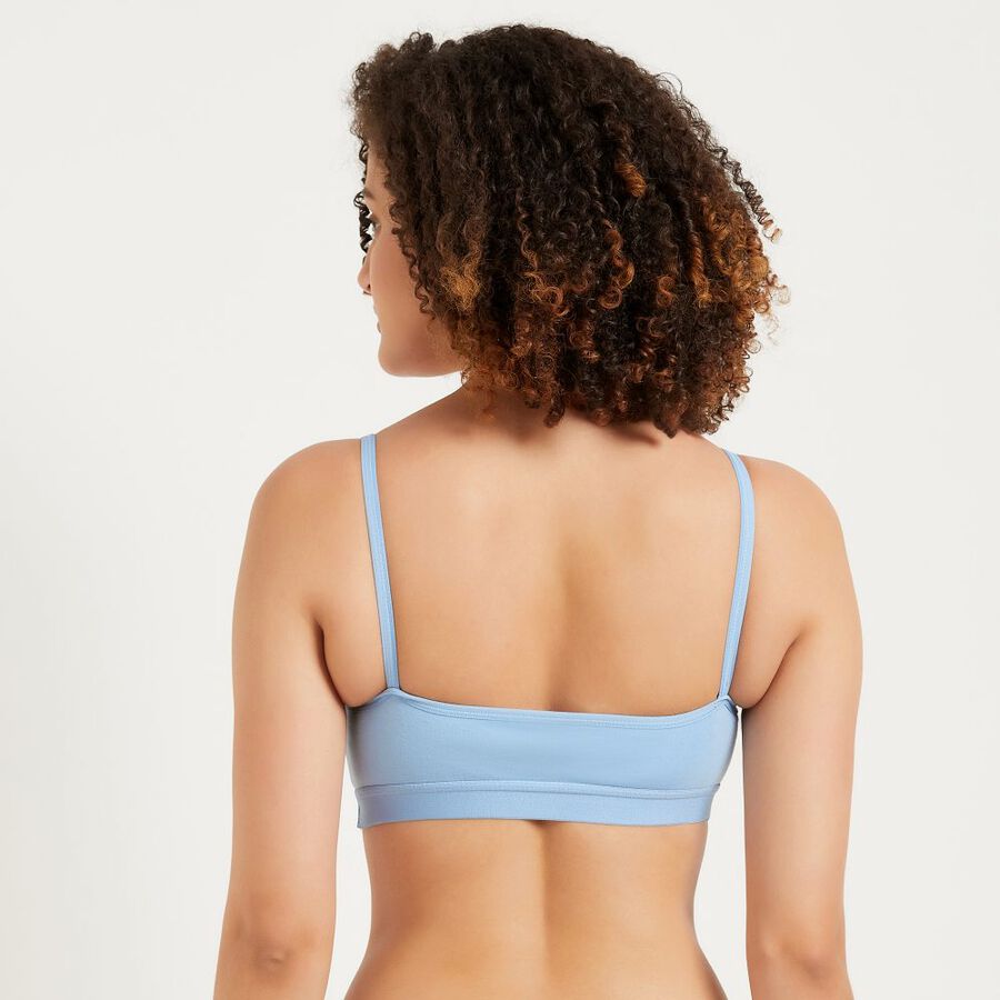 Ladies' Non-Padded Bra, Mid Blue, large image number null