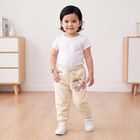 Girls' White Jogger Fit Cherry Applique Pyjama, सफ़ेद, small