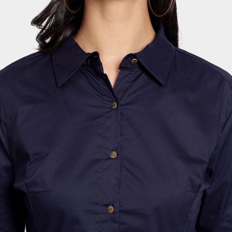 Ladies' Shirt, Navy Blue, large image number null