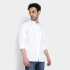 Cotton Solid Casual Shirt, White, small image number null