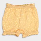 Girl's 100% Cotton Bloomer , Yellow, small