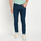 Men's Skinny Jeans, Dark Blue, small image number null