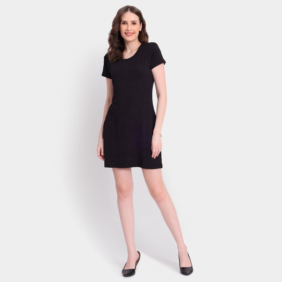 Ladies' Dress, काला, large image number null