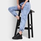 Ladies' Jeans , मध्यम नीला, small image number null