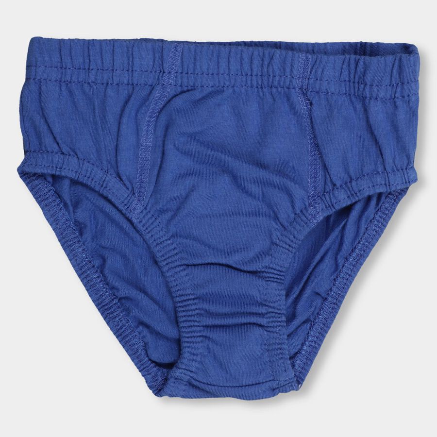 Boys' 100% Cotton Briefs, Light Blue, large image number null
