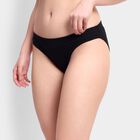 Ladies' 100% Cotton Panty, काला, small image number null