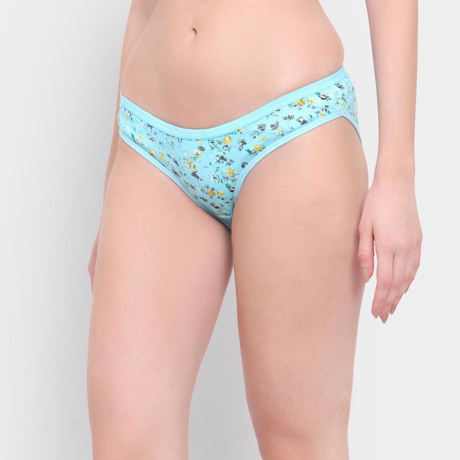 Printed Panty, Dark Green, large image number null