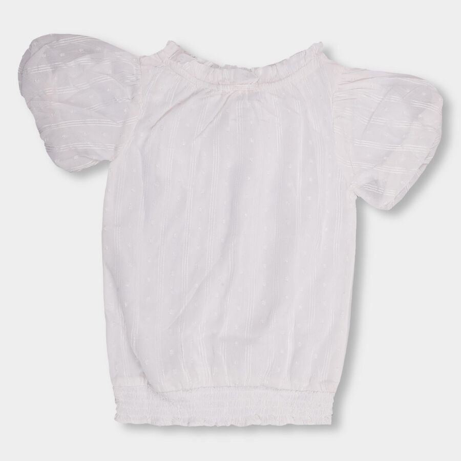 Girls' T-Shirt, Off White, large