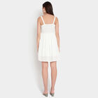 Embellished Empire Line Dress, White, small image number null