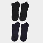 Cotton Solid Socks, Black, small image number null