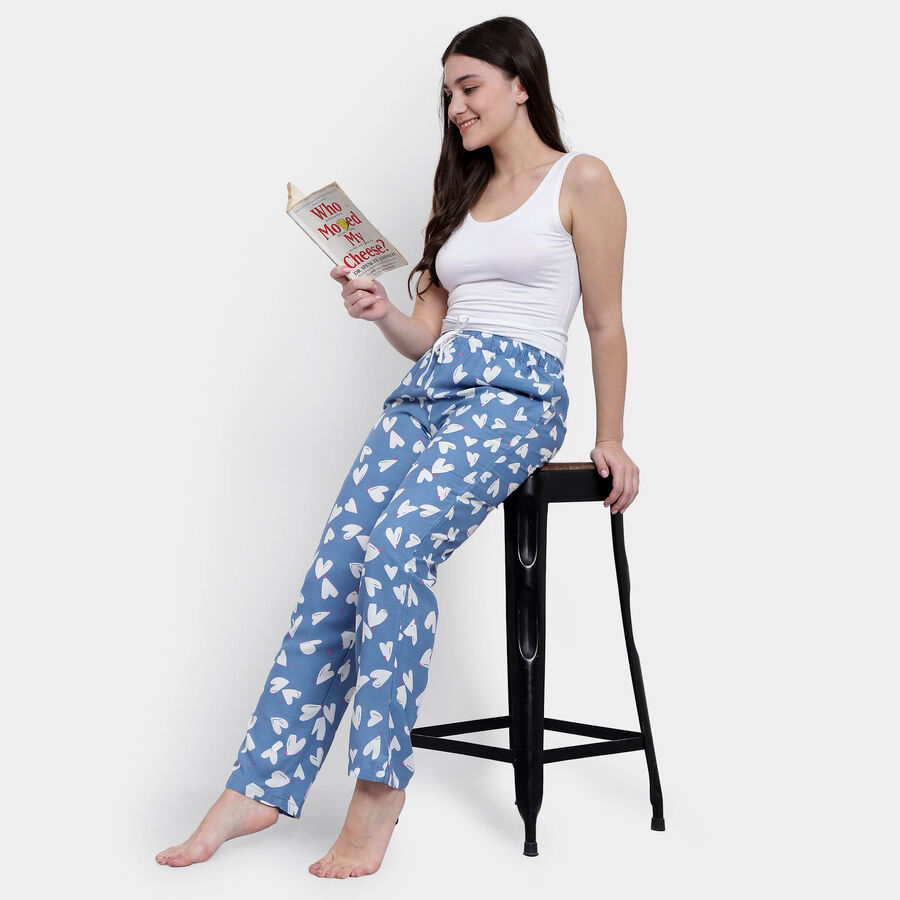 All Over Print Full Length Pyjama, हल्का नीला, large image number null