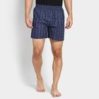 Men's Cotton Boxers, नेवी ब्लू, small