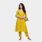 Women's Yellow Embellished Ethnic Set, Mustard, small