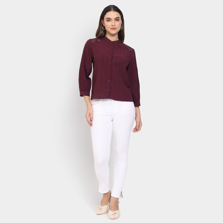 Ladies' Shirt , Wine, large image number null
