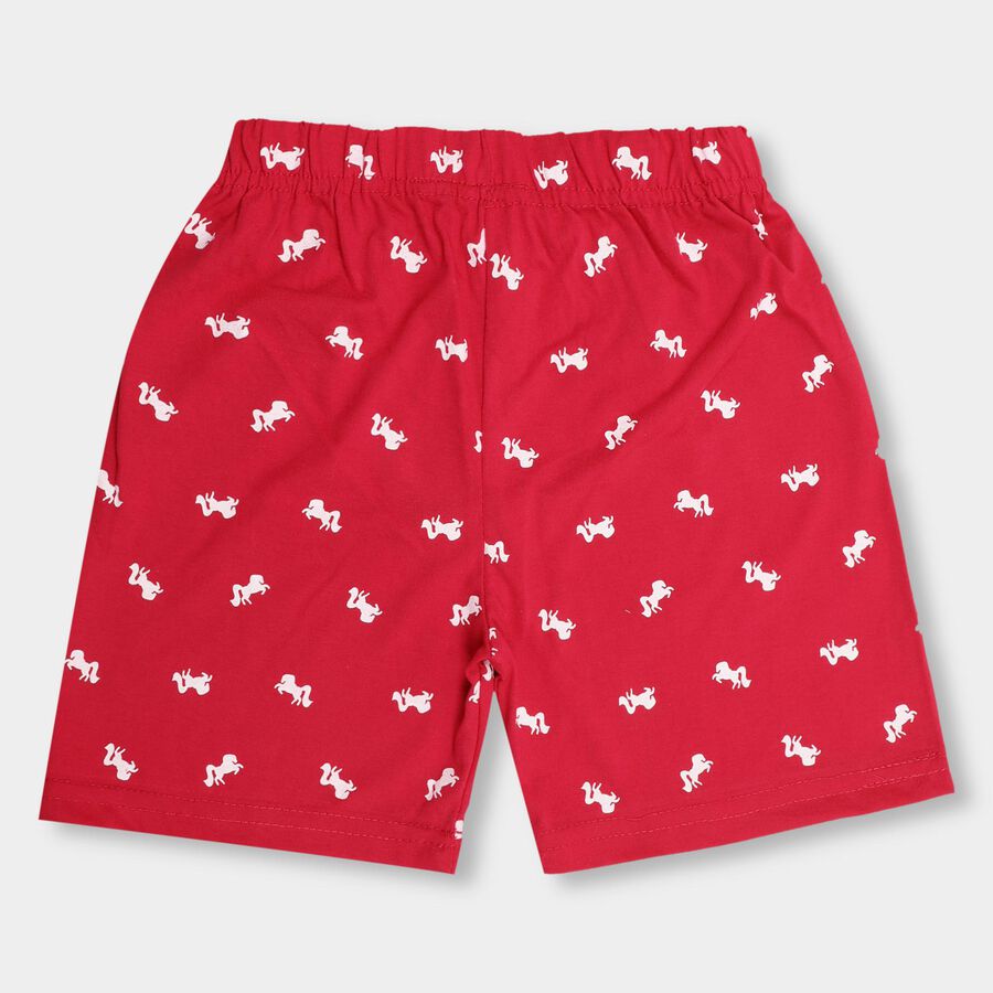 Girls' Shorts, रानी (फ्यूशिया), large image number null