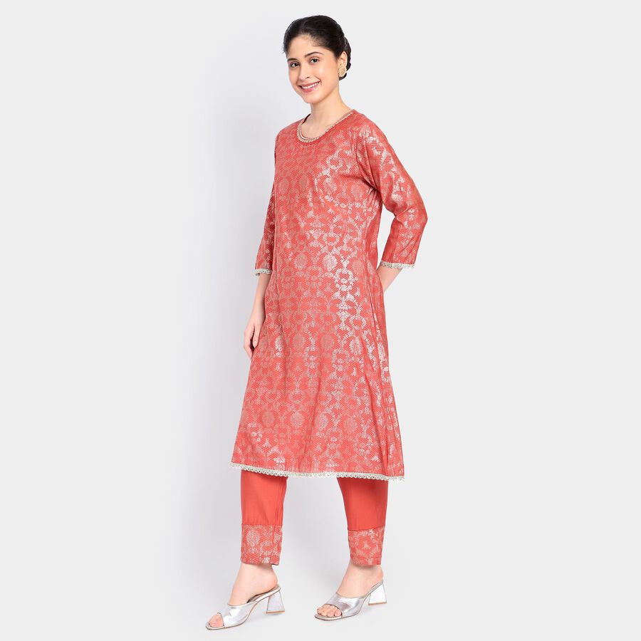Ladies' Ethnic Set, रस्ट, large image number null