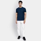 Men's Round Neck Half Sleeves T-Shirt, टील ब्लू, small image number null