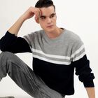 Men's Pullover, नेवी ब्लू, small image number null