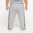 Infants Light Grey Cotton Blend Bear Print Pyjama, Melange Light Grey, small image number null