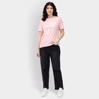Ladies' Round Neck T-Shirt , Light Pink, small