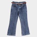 Girls' Jeans, मध्यम नीला, small image number null
