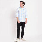 Checks Casual Shirt, हल्का नीला, small image number null