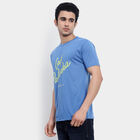 Round Neck T-Shirt, Mid Blue, small image number null