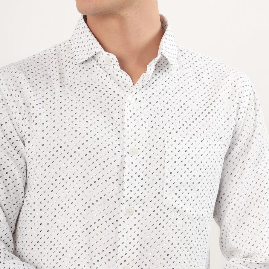 Men's Formal Shirt, सफ़ेद, large image number null