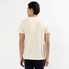 Men's Bright Emerald Green Crew Neck Athleisure T-Shirt, एक्रू मिश्रित, small