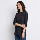 Ladies' Kurta, नेवी ब्लू, small image number null