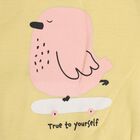 Infants' Soft Yellow Crew Neck Casual Sweatshirt, पीला, small image number null