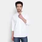 Cotton Solid Casual Shirt, White, small image number null