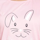 Printed Night Suit, Light Pink, small image number null