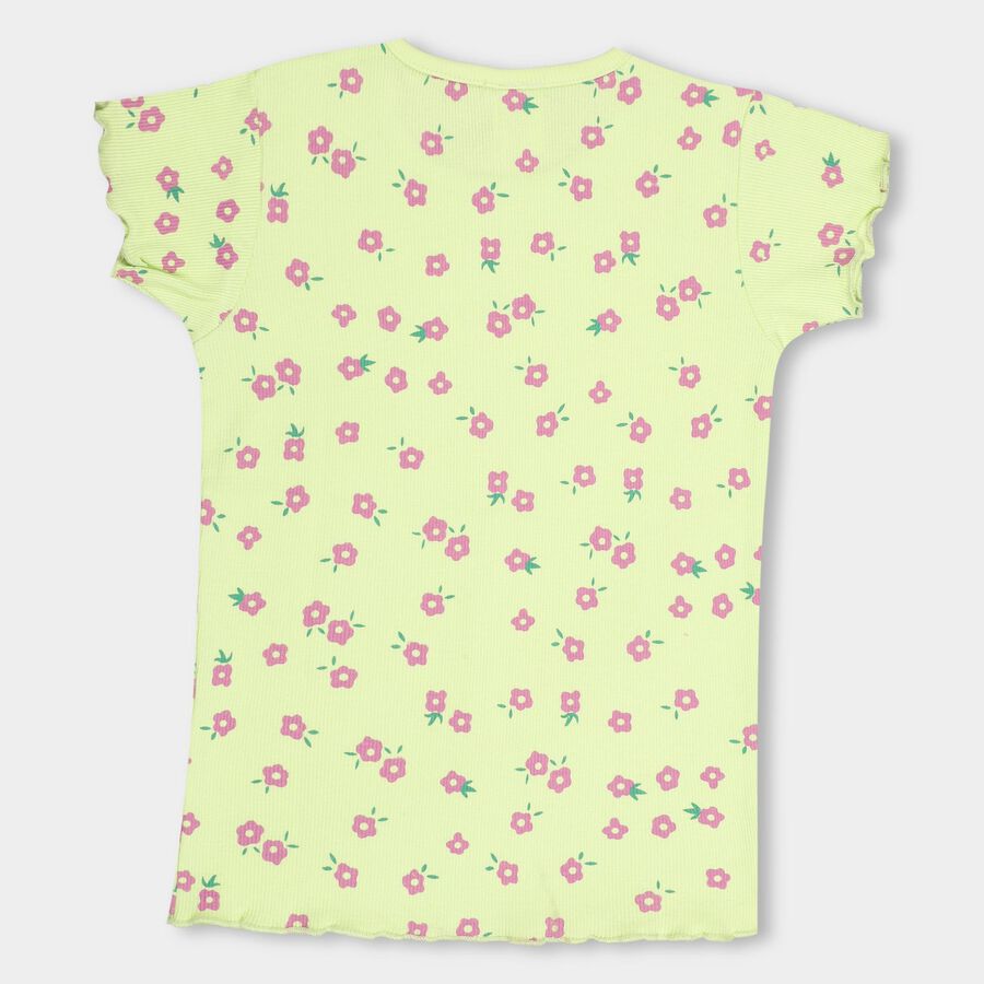 Girls' T-Shirt , Light Green, large image number null