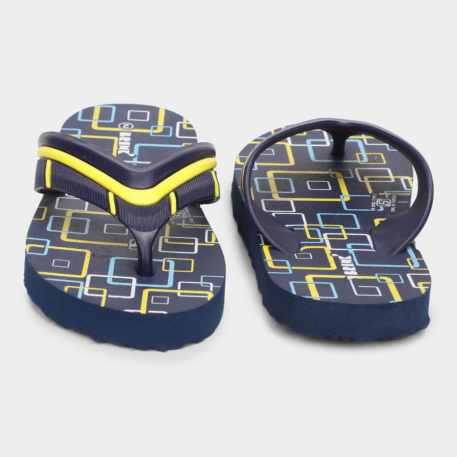 Boys' Slipper, Navy Blue, large image number null