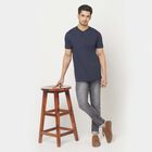 Henley T-Shirt, Navy Blue, small image number null