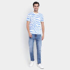 Cotton Round Neck T-Shirt, White, small image number null