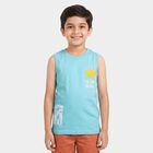 Boys' T-Shirt, Aqua, small