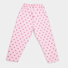 Girls Printed Regular Pyjama, Pink, small image number null