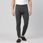 Men's Charcoal Long Johns Thermal, चारकोल, small