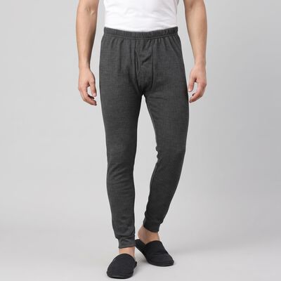 Men's Charcoal Long Johns Thermal