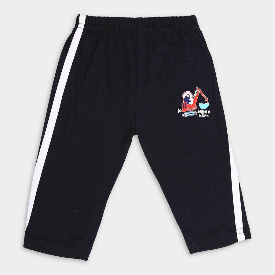 Infants' 100% Cotton Pyjama, नेवी ब्लू, large image number null