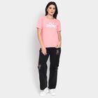 Ladies' Round Neck T-Shirt, Light Pink, small