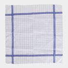 Men's Dark Grey Classic Pack of 3 Handkerchief, गहरा ग्रे, small