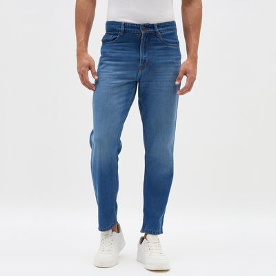 Men's Medium Blue Straight Fit Jeans