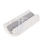 Men's Muted Grey and White Checked Pack of 3 Handkerchief, White, small
