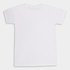Boys' Half Sleeves T-Shirt , White, small image number null