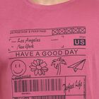 Men's Round Neck Half Sleeves T-Shirt, हल्का गुलाबी, small image number null